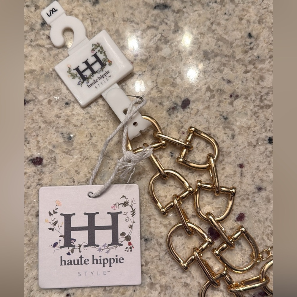 Gold Colored Chain Belt